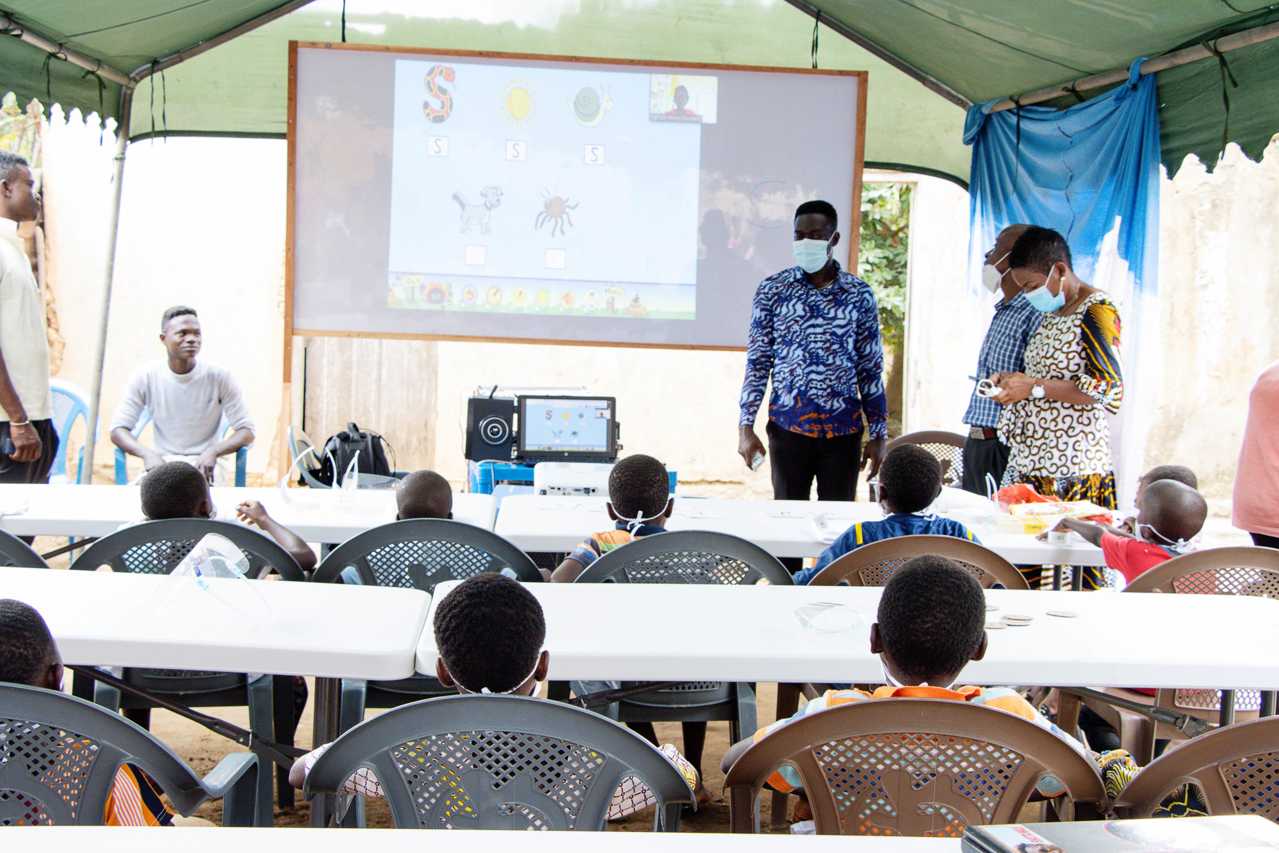 Virtual Learning Initiative Launch – Offei Yaw Community (Adeiso)2020