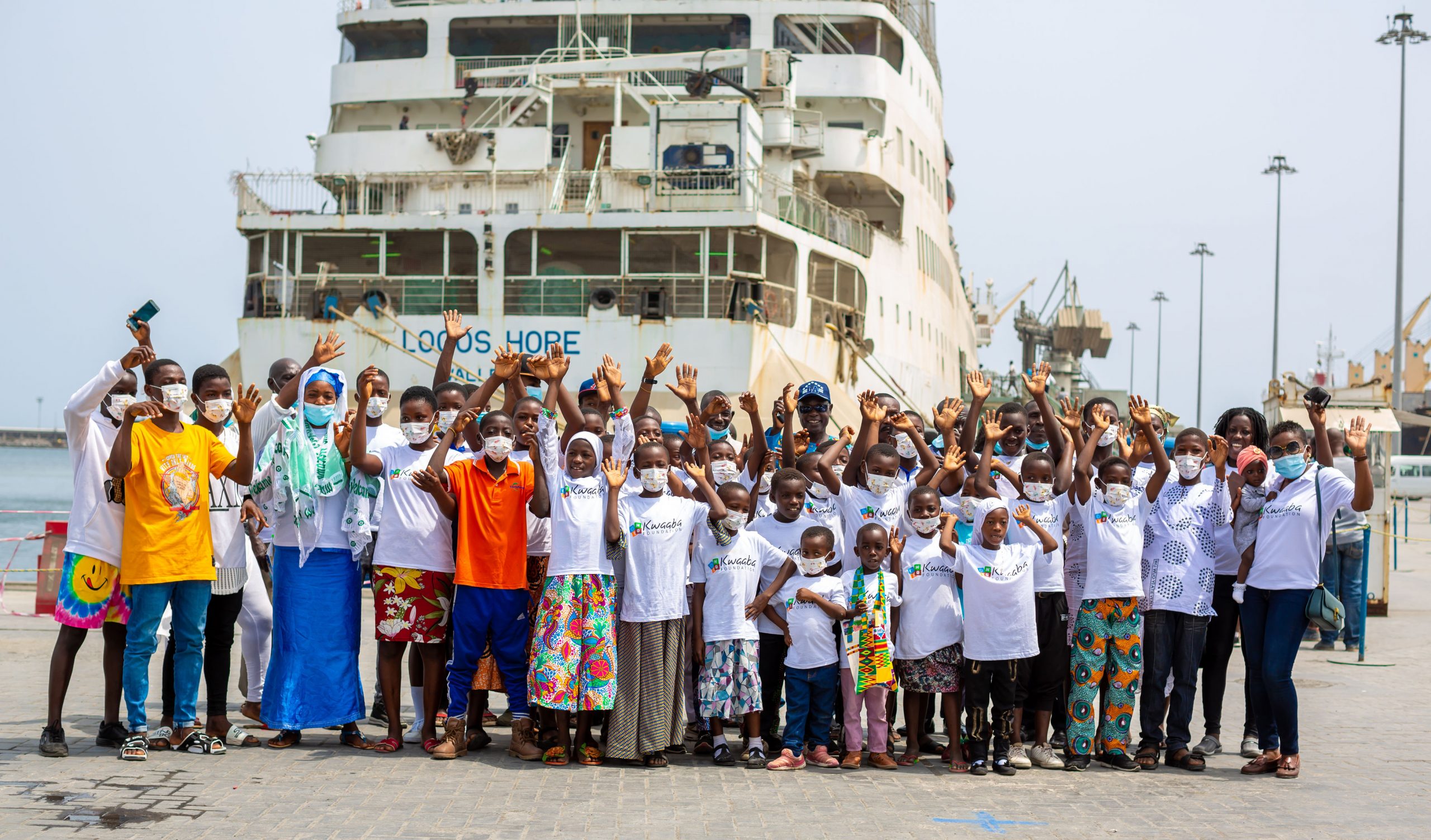 Logos Hope Ship brings hope to the Offei Yaw /Adeiso Community. – February 2022