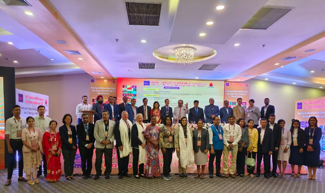 Kwaaba Foundation attends Annual Asian Association of Transfusion Medicine in Cox’s Bazar, Bangladesh. (December 2022)