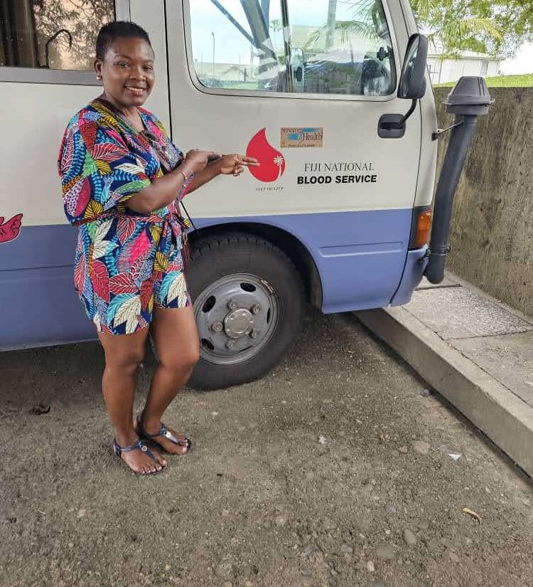 Discussions with Fiji Islands National Blood Service – Asia. October 2023