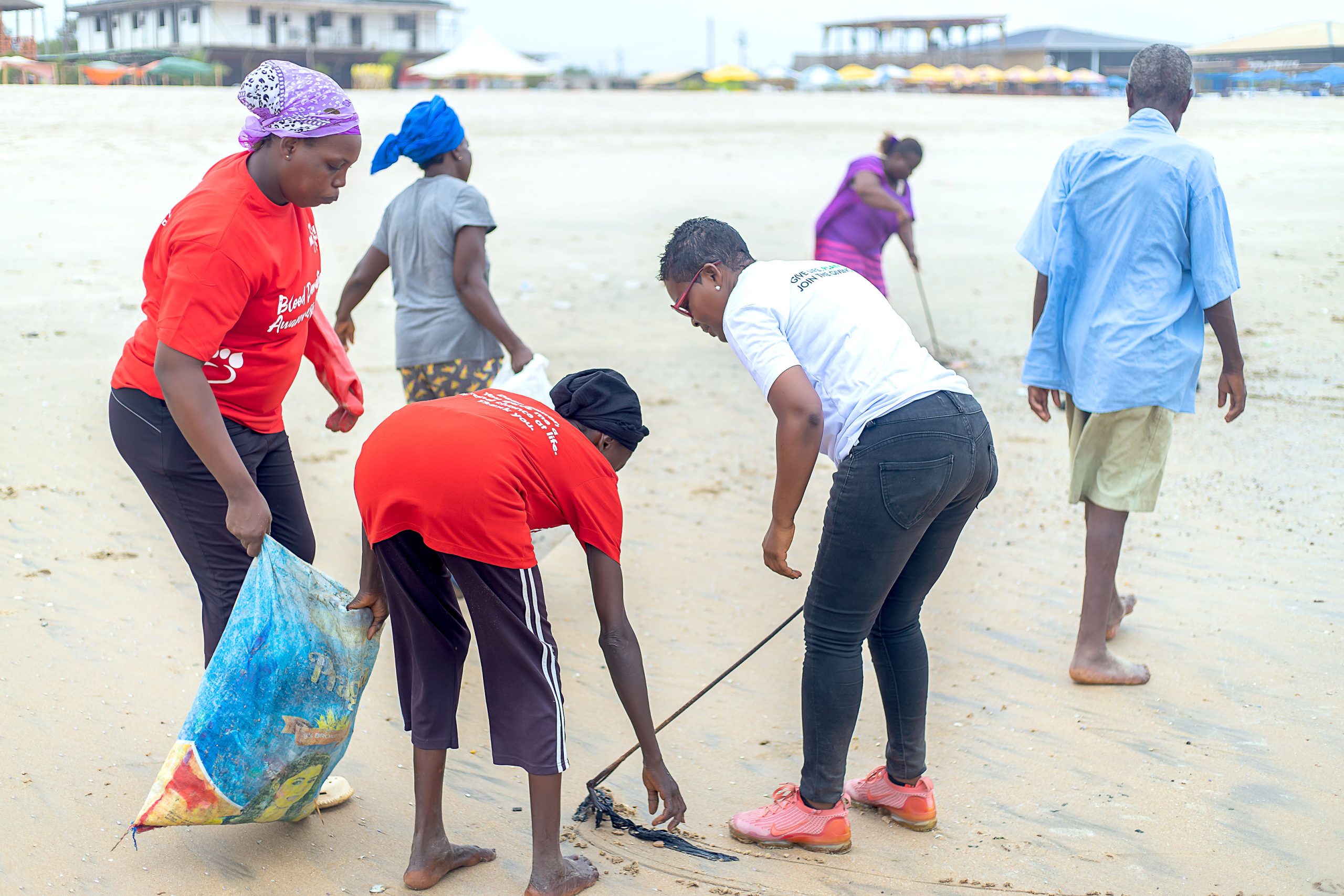 Clean-Up Exercise at Laboma Beach Accra – March 2024.